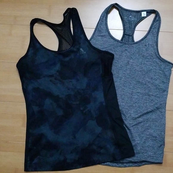 Two Adidas workout tank tops - Picture 1 of 5
